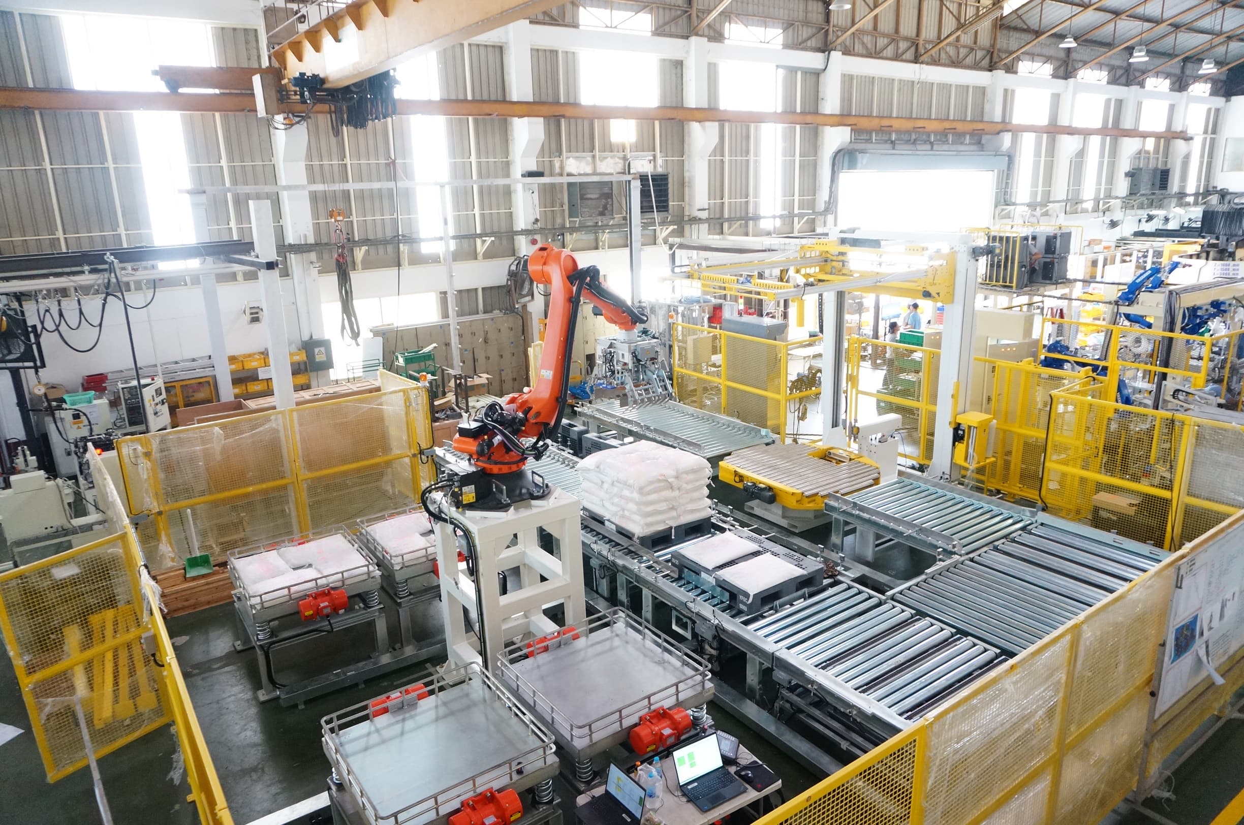 Dual Gripper Robot Palletizer