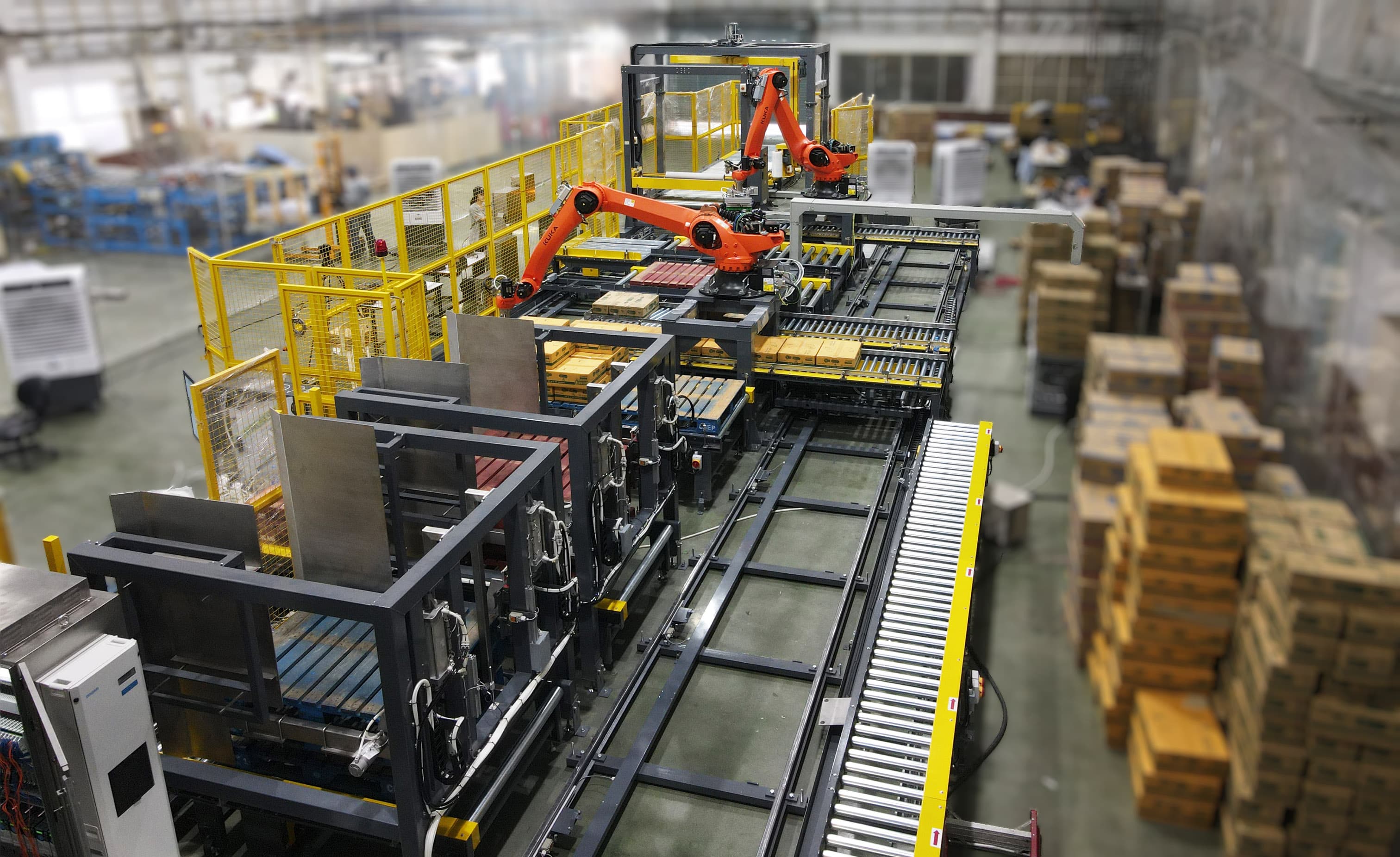 Robot palletizing/De-palletizing