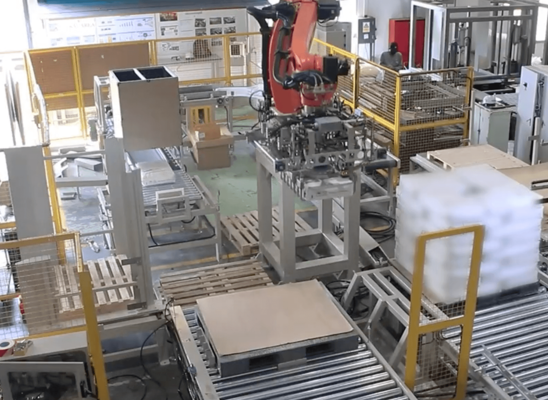 Robot De-Palletizer Palletizer